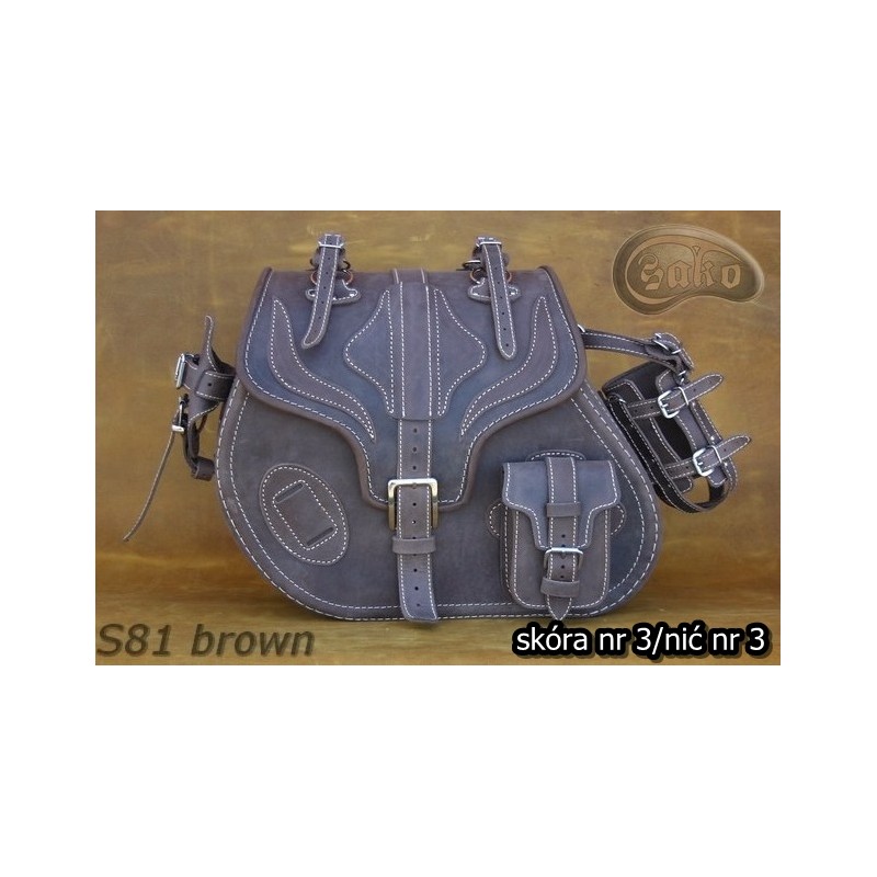LEATHER SADDLEBAG S81  *TO REQUEST*