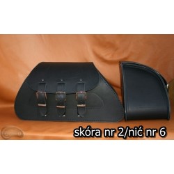 LEATHER SADDLEBAGS S71 H-D...